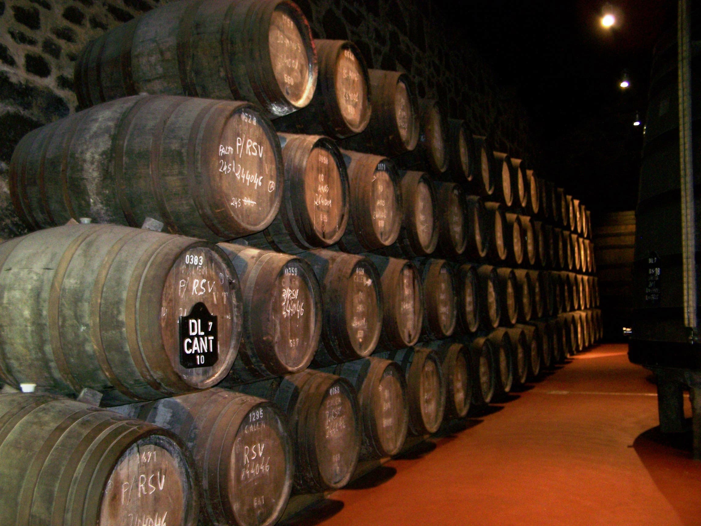 The caves of port wine, specifically the Calém cave, are located here.
