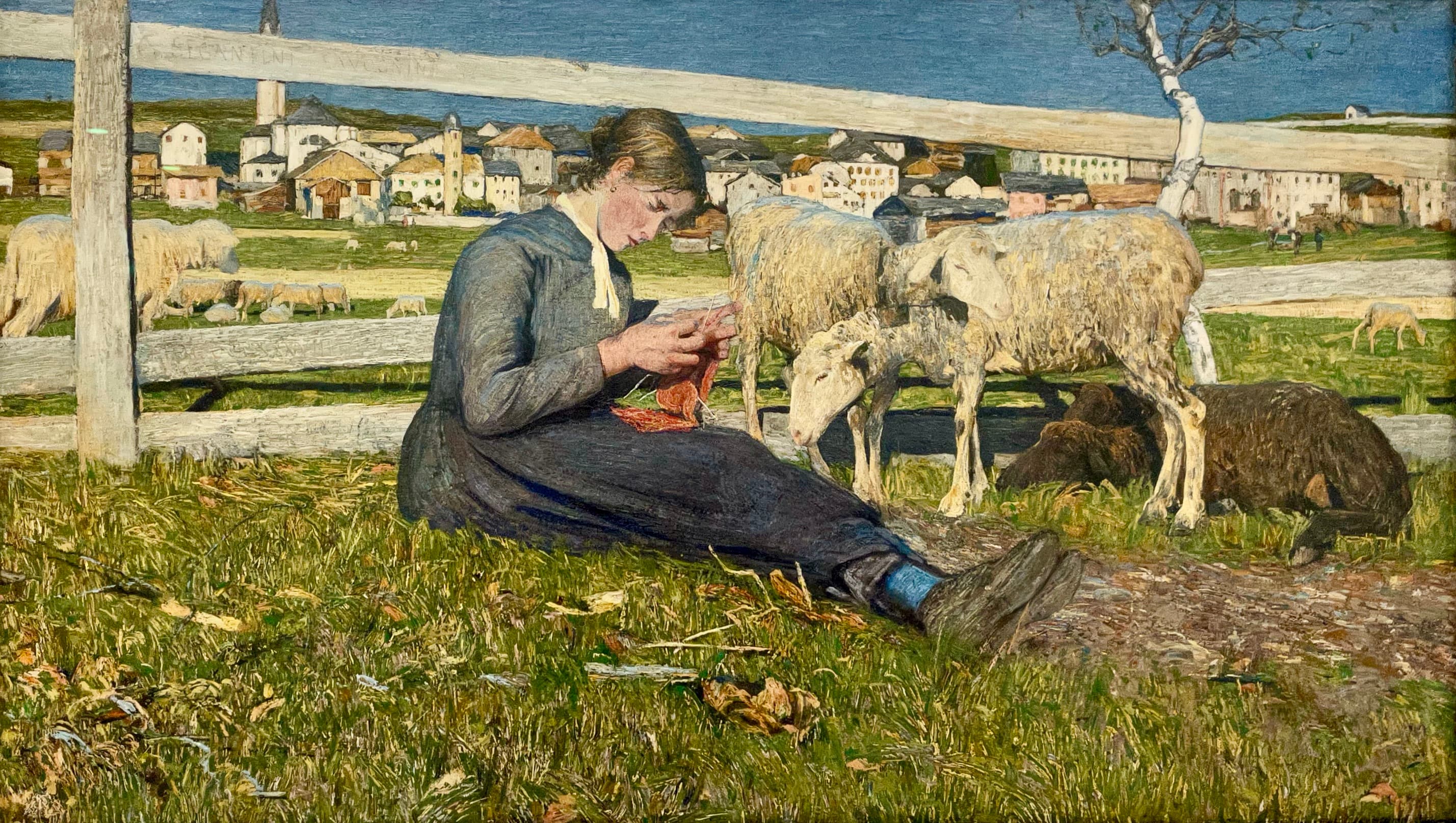 File: Strickendes Mädchen (1888)