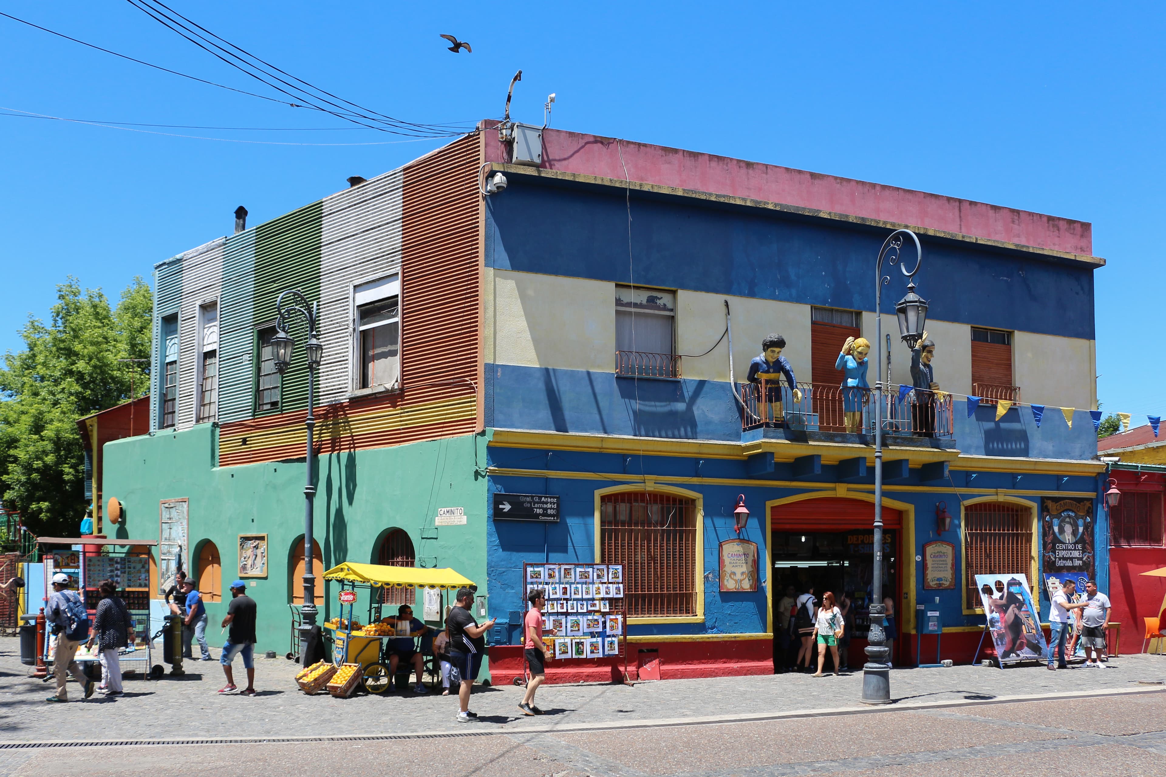 A building in the La Boca neighborhood of Buenos Aires.