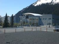 Front of the Alaska SeaLife Center in Seward, Alaska
