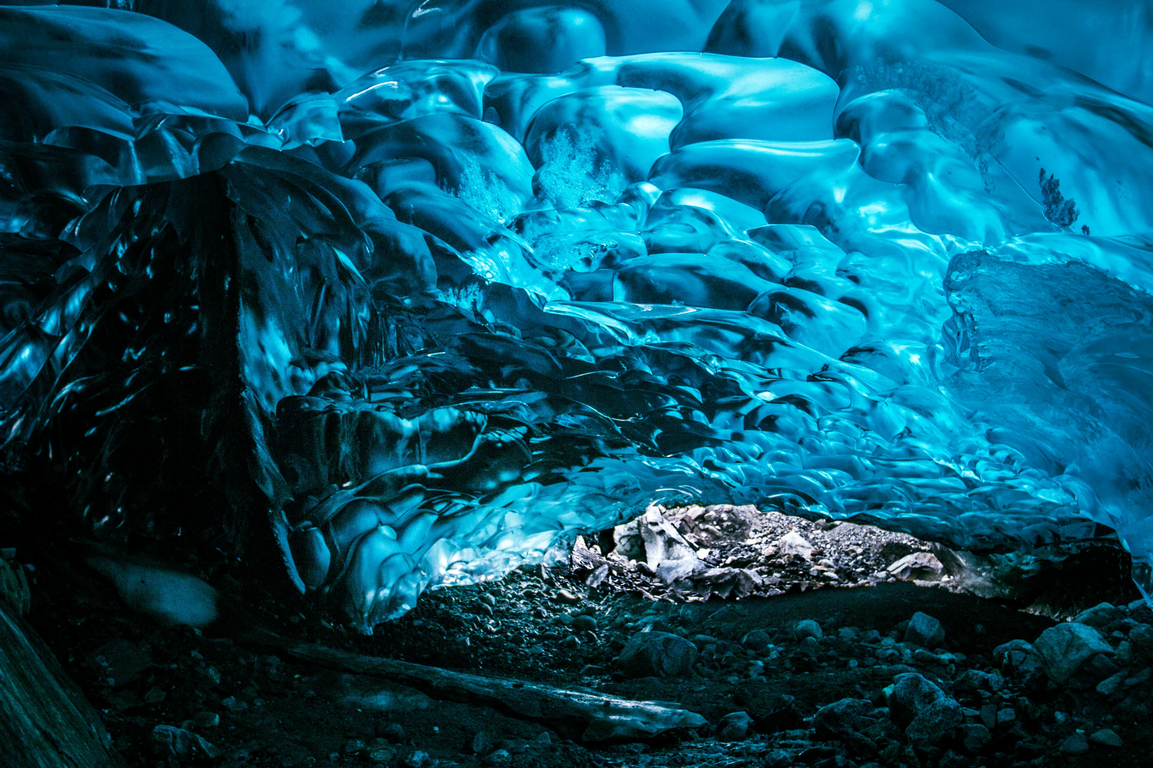 Mendenhall Glacier, Juneau, United States.