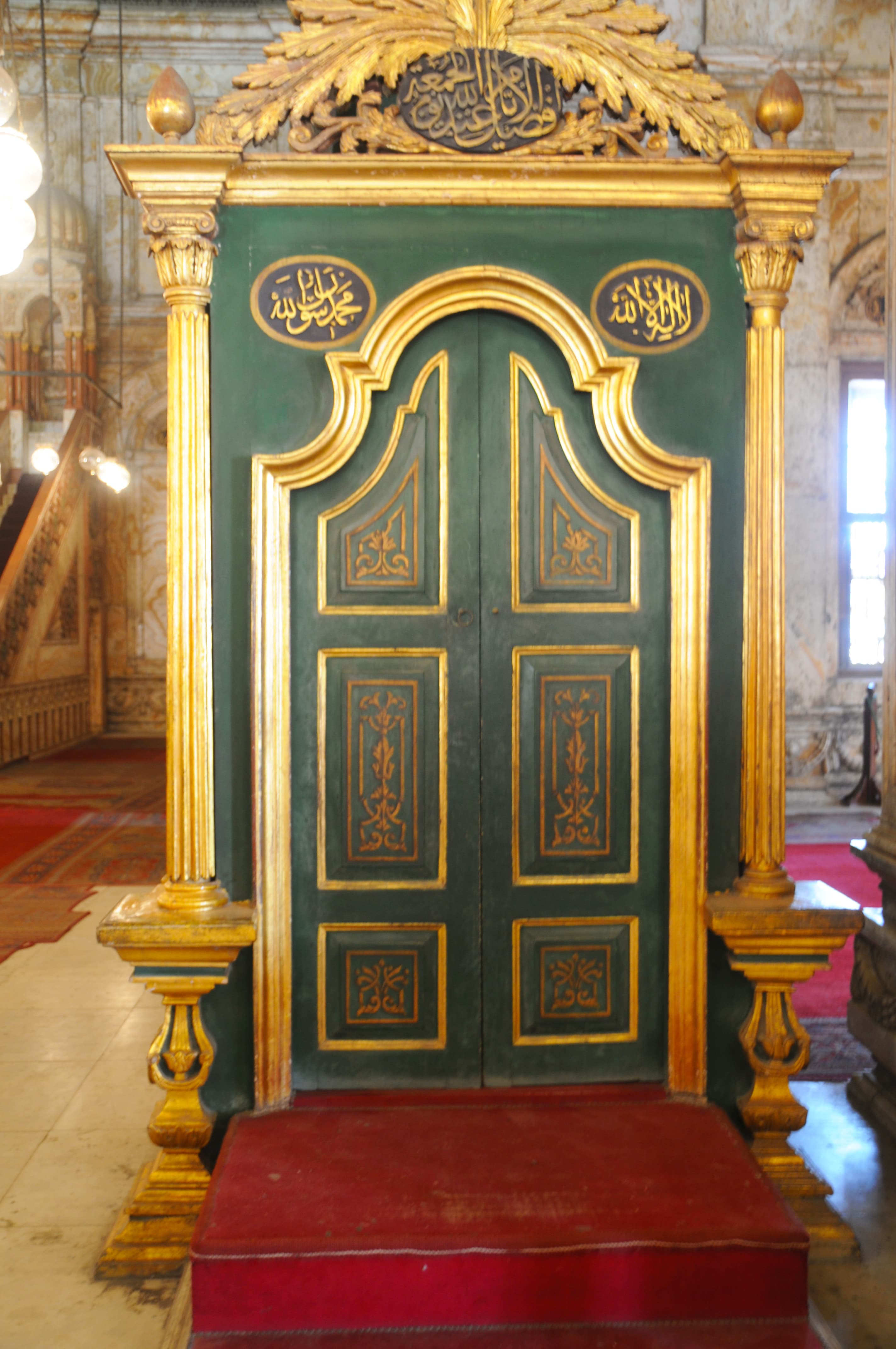 Mohammed Ali Mosque, Door to the Minbar, Cairo, Egypt