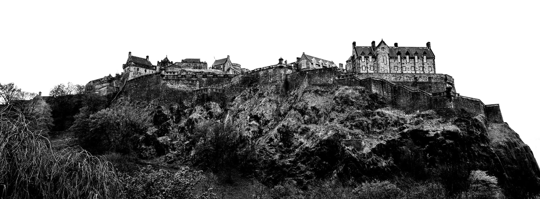 Here is a photograph of Edinburgh Castle, located in Edinburgh, Scotland, UK.