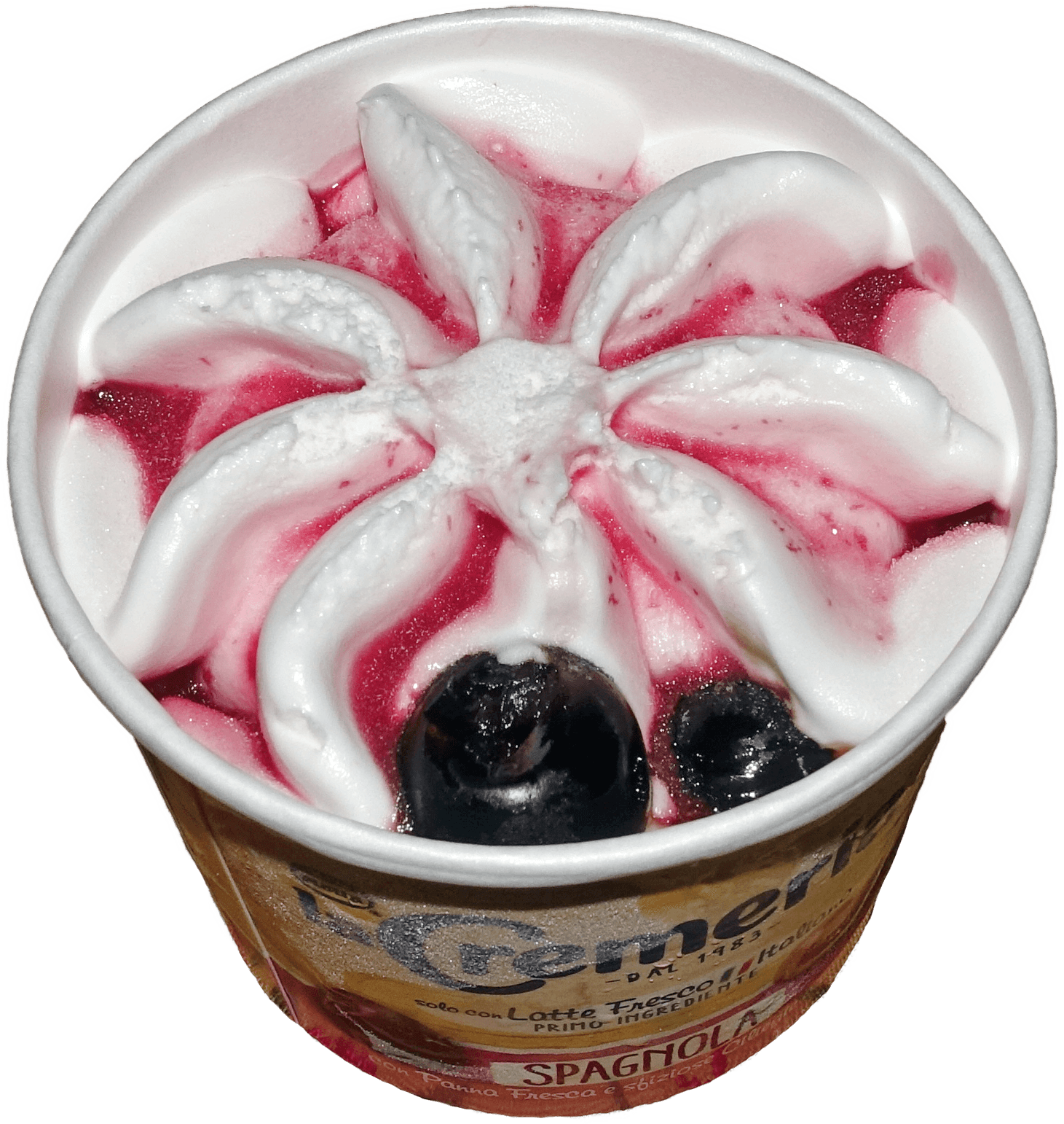Cherry ice cream