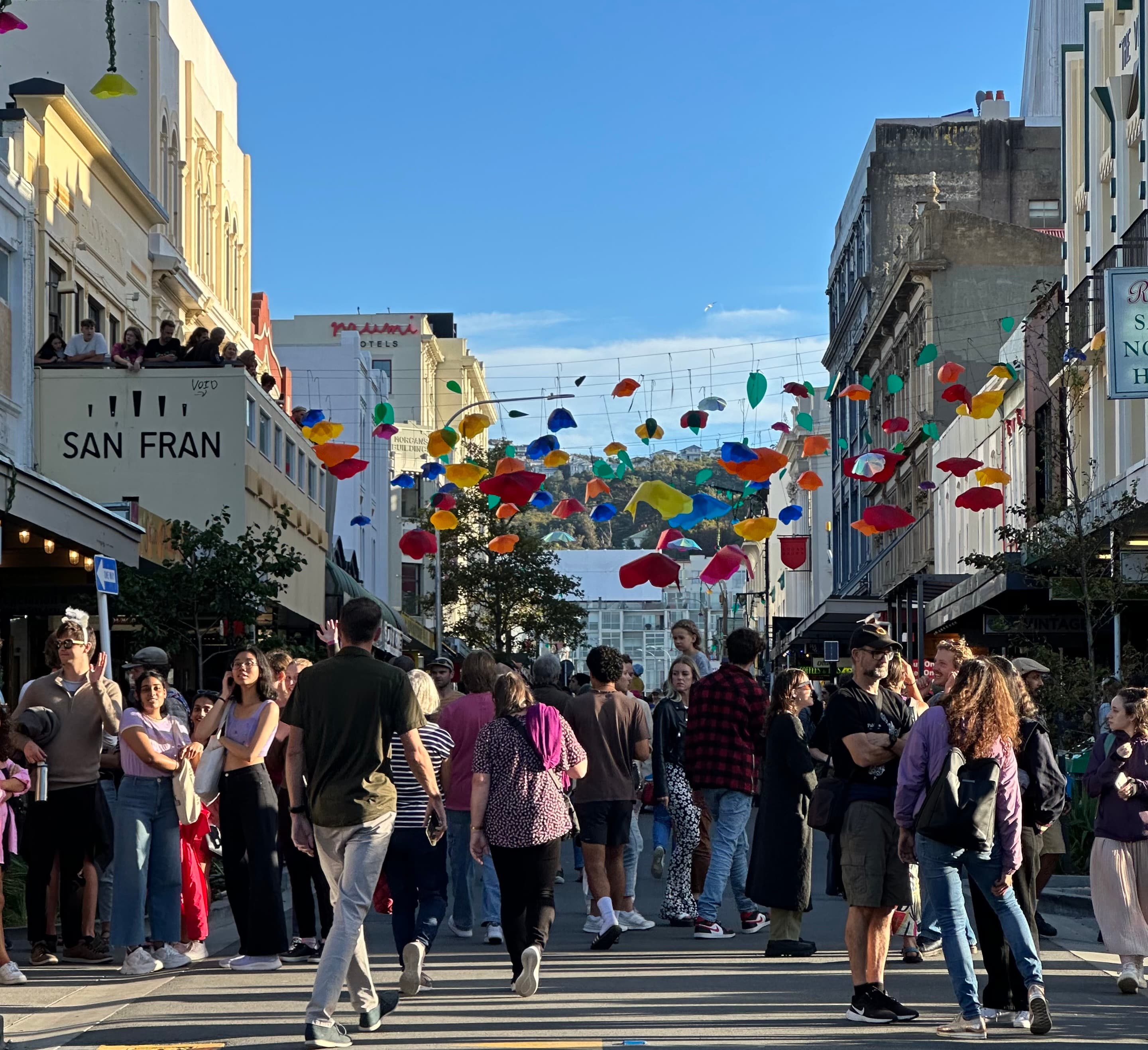 On Cuba Street in Wellington, at the CubaDupa street festival, March 24, 2024.