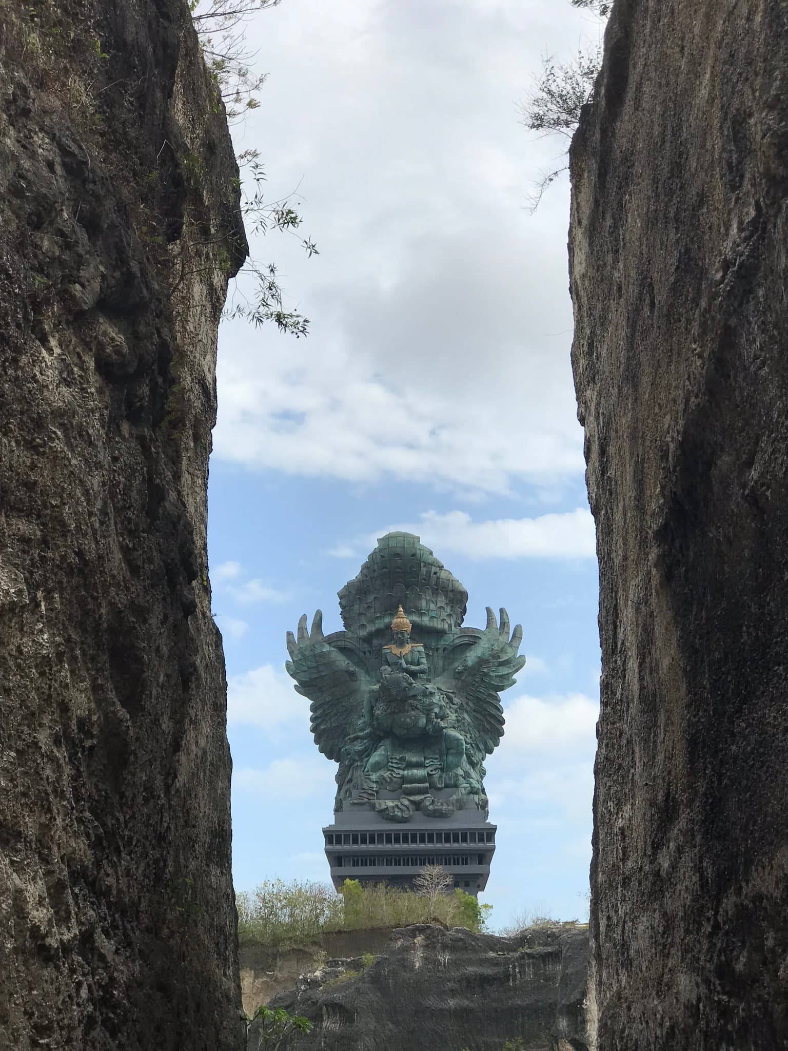 GWK Cultural Park, the largest monument, is visible from the airport in Denpasar, making it truly impressive in size!