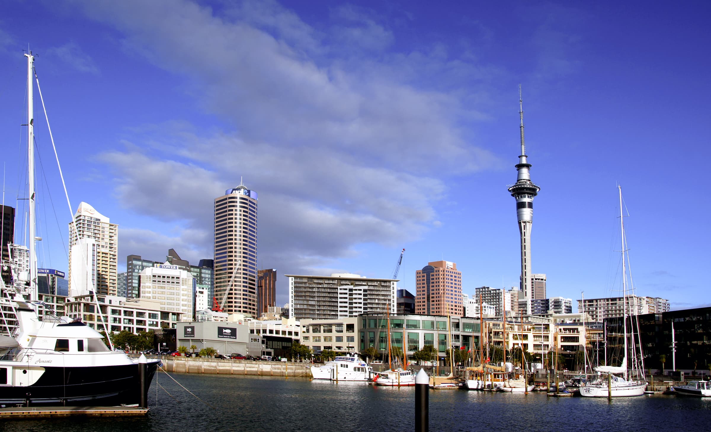 The Sky Tower is an observation and telecommunications tower located at the corner of Victoria and Federal Streets in Auckland's CBD, New Zealand. It stands 328 meters (1,076 ft) tall, measured from ground level to the top of the mast, making it the tallest freestanding structure in the Southern Hemisphere and the 23rd tallest tower in the world. It has become an iconic landmark in Auckland's skyline due to its height and unique design.