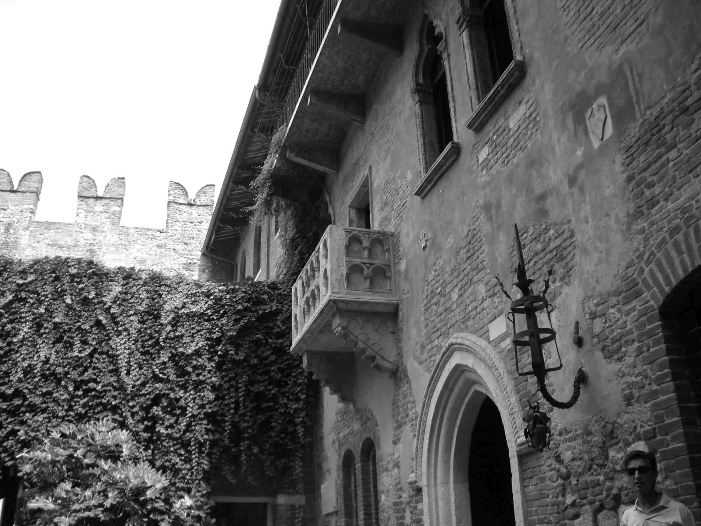 Juliet's balcony in Verona