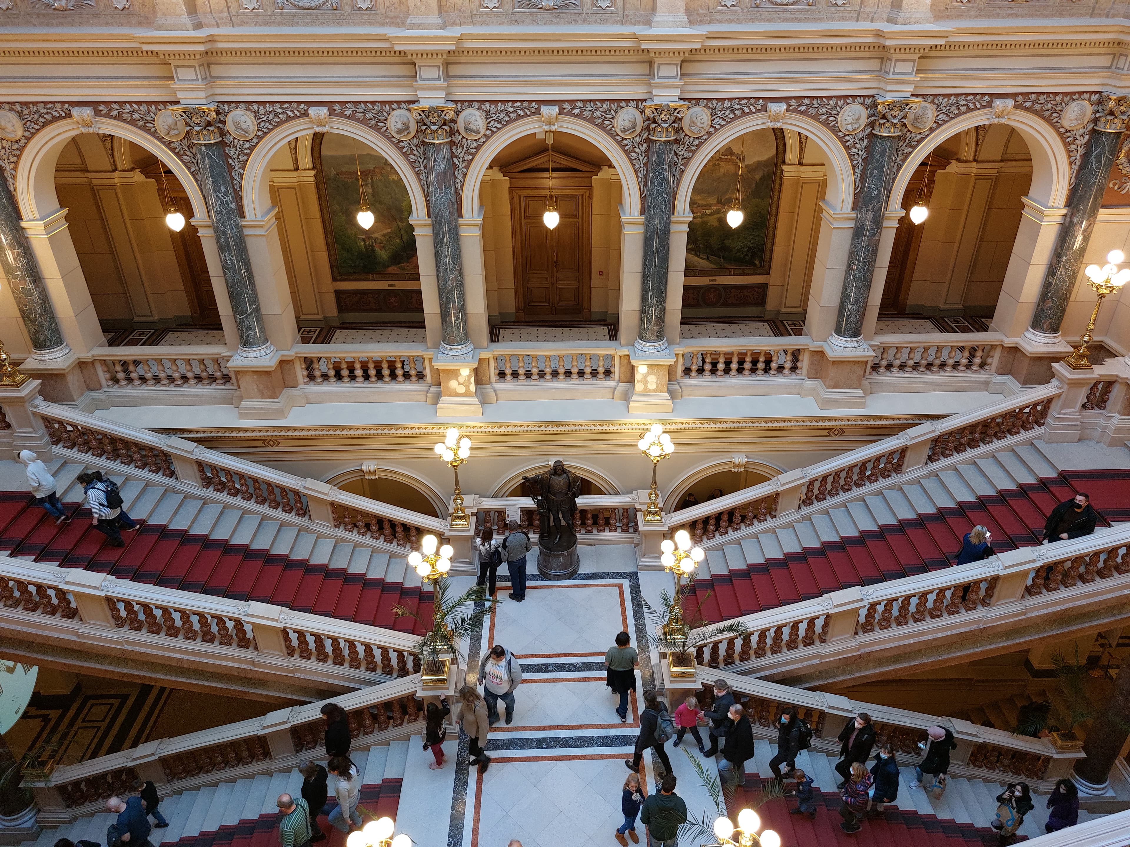 inner lobby of the historical building