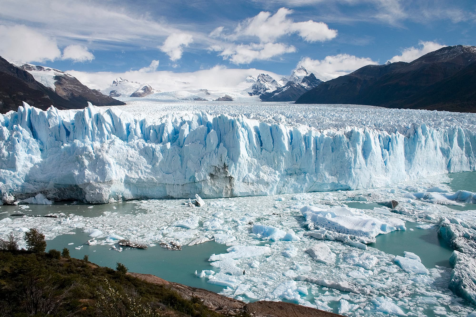 Perito Moreno Glacier, in Los Glaciares National Park, southern Argentina.