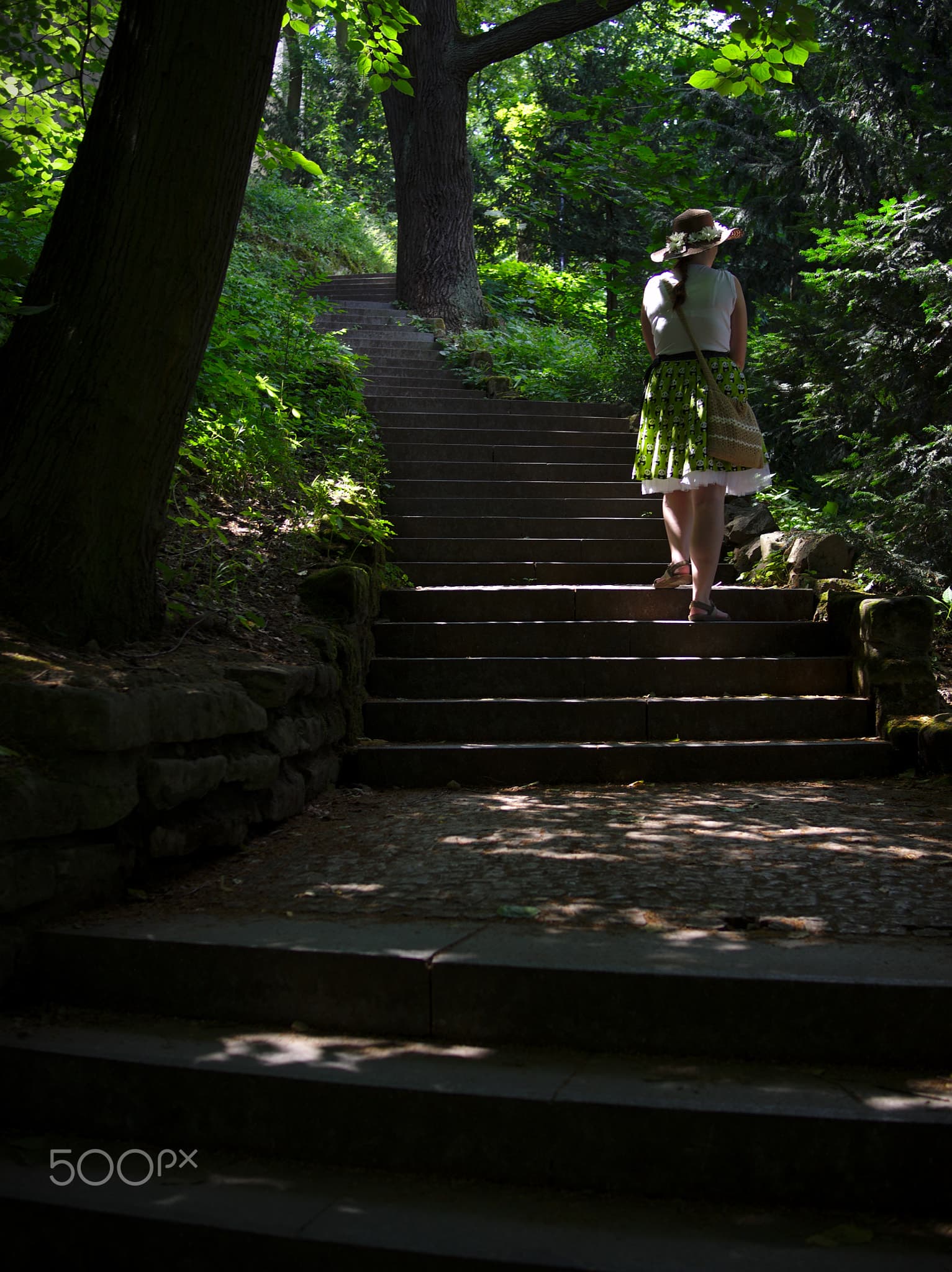 Slowly #girl, #light, #fashion, #green
