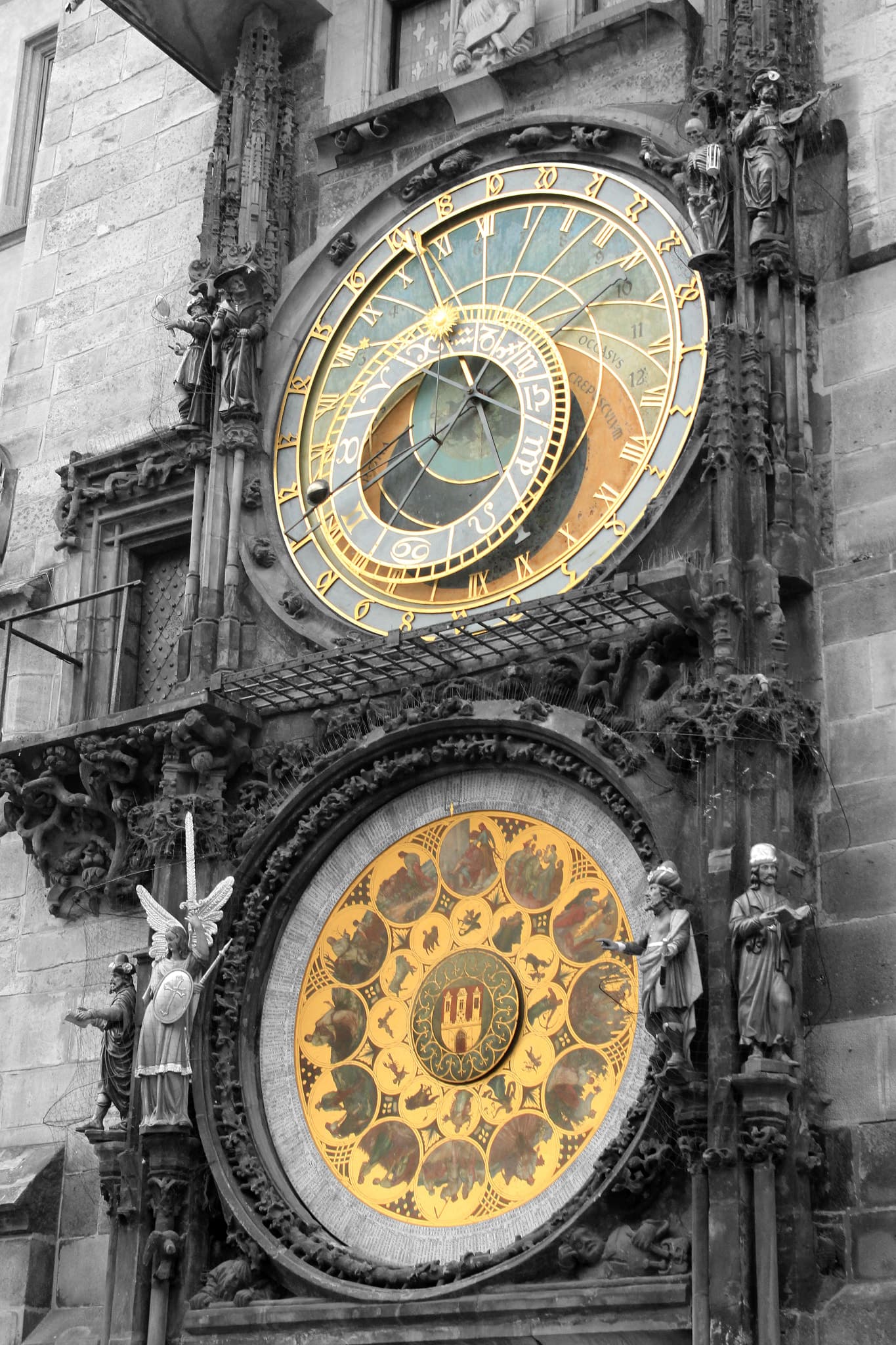 Time to Stop [#Clock, #Prague, #Building]