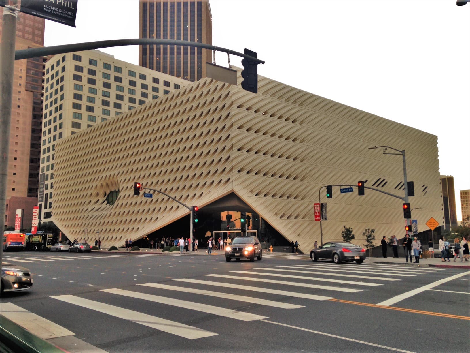 The Broad Museum in downtown Los Angeles.