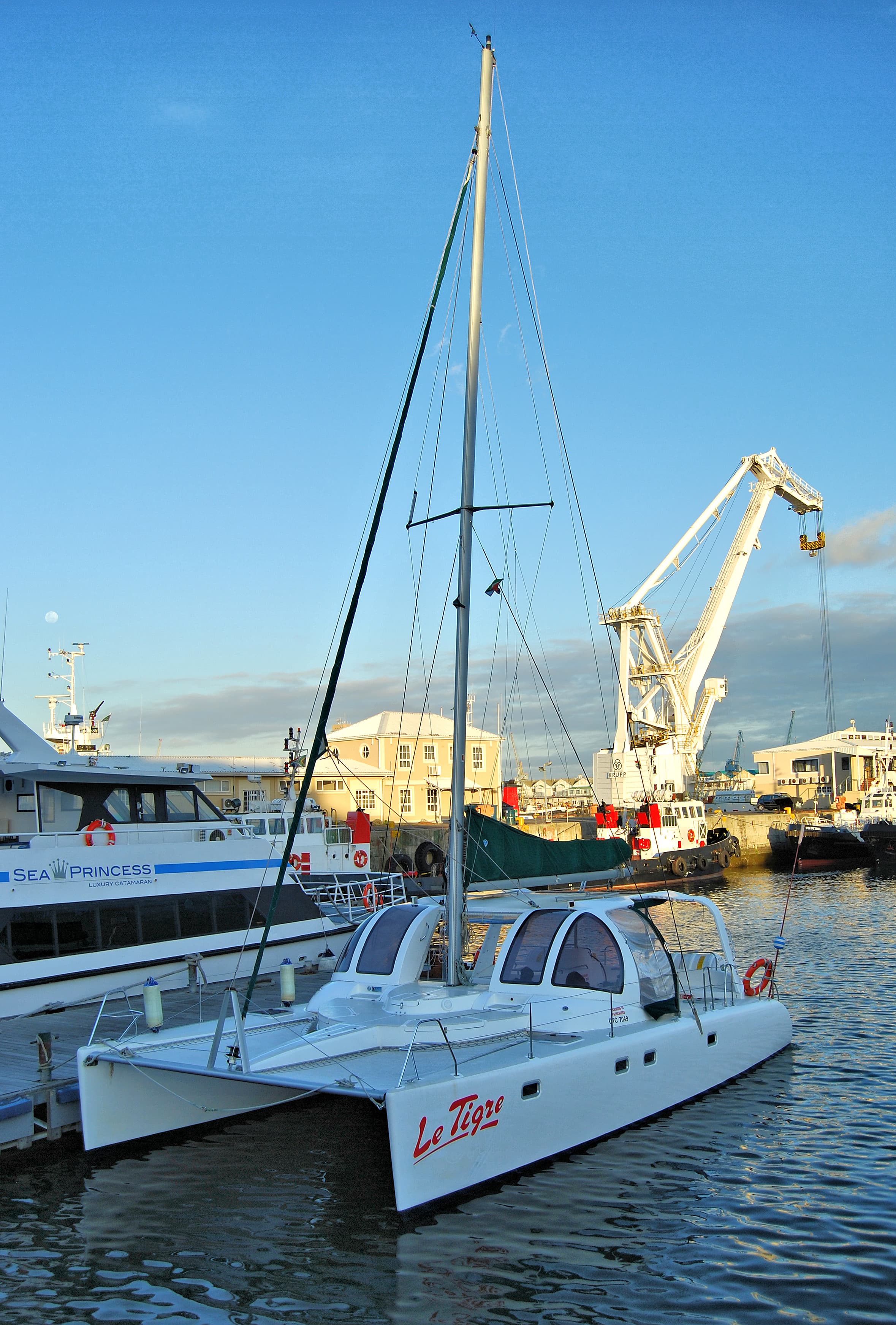 Le Tigre, pleasure craft at the Victoria & Alfred Waterfront, Cape Town, South Africa.