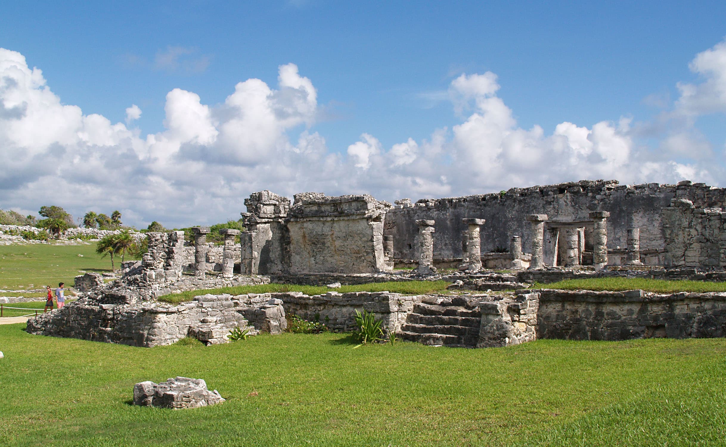 House of the Columns, Tulum Site, Quintana Roo, Mexico