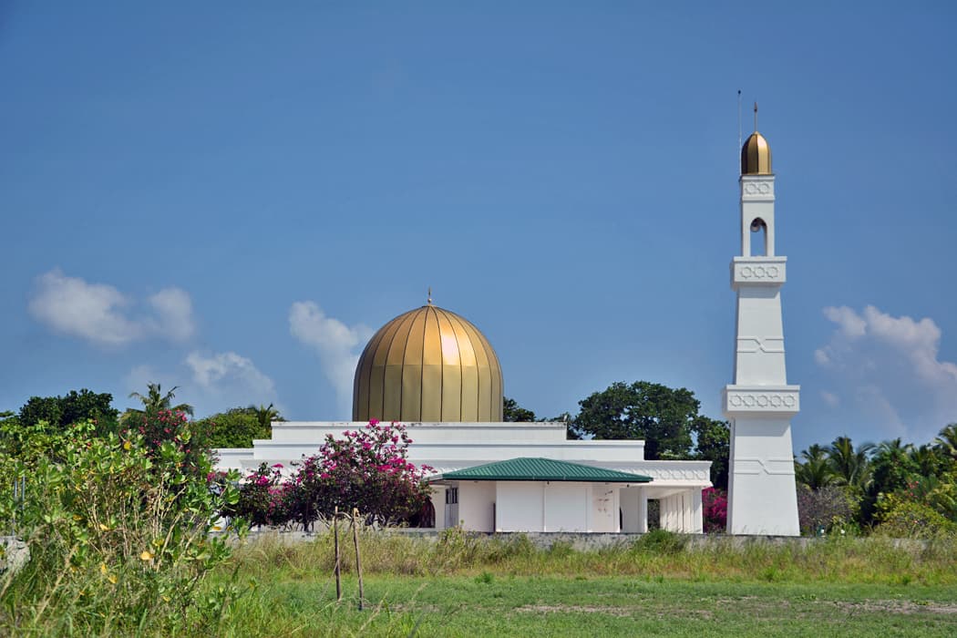 Utheemu Island, new mosque.