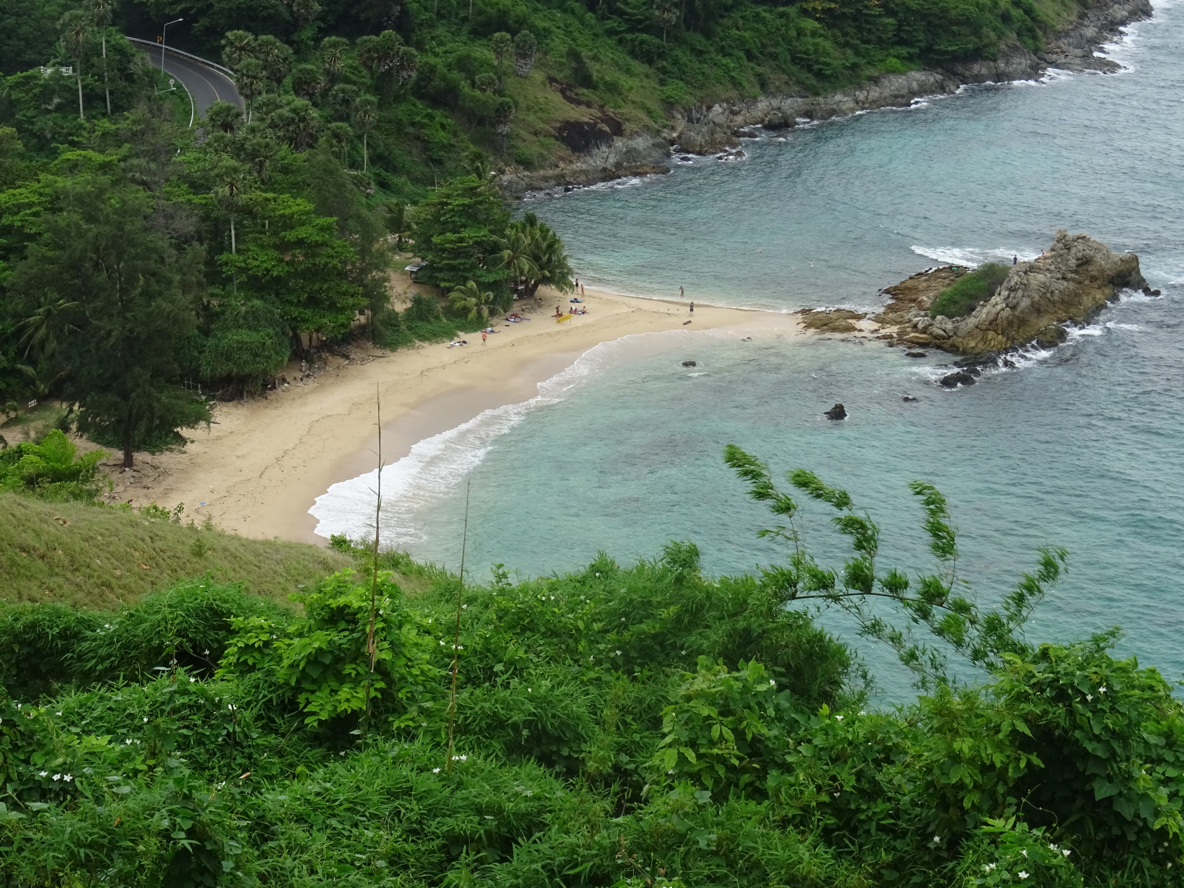 Ya Nui Beach as seen from Windmill Viewpoint in Phuket.